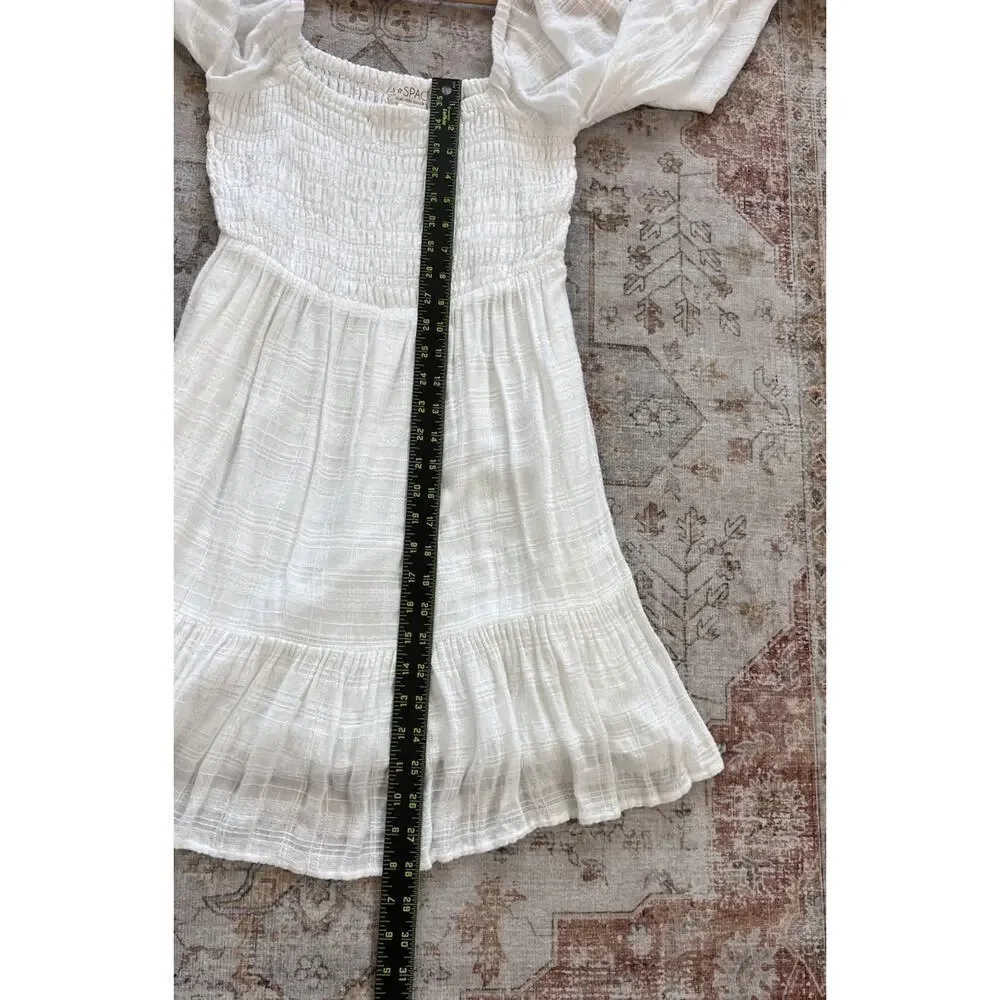 L Space Puff Sleeved Cover-Up Mini Dress Womens Size M - Picture 6 of 9